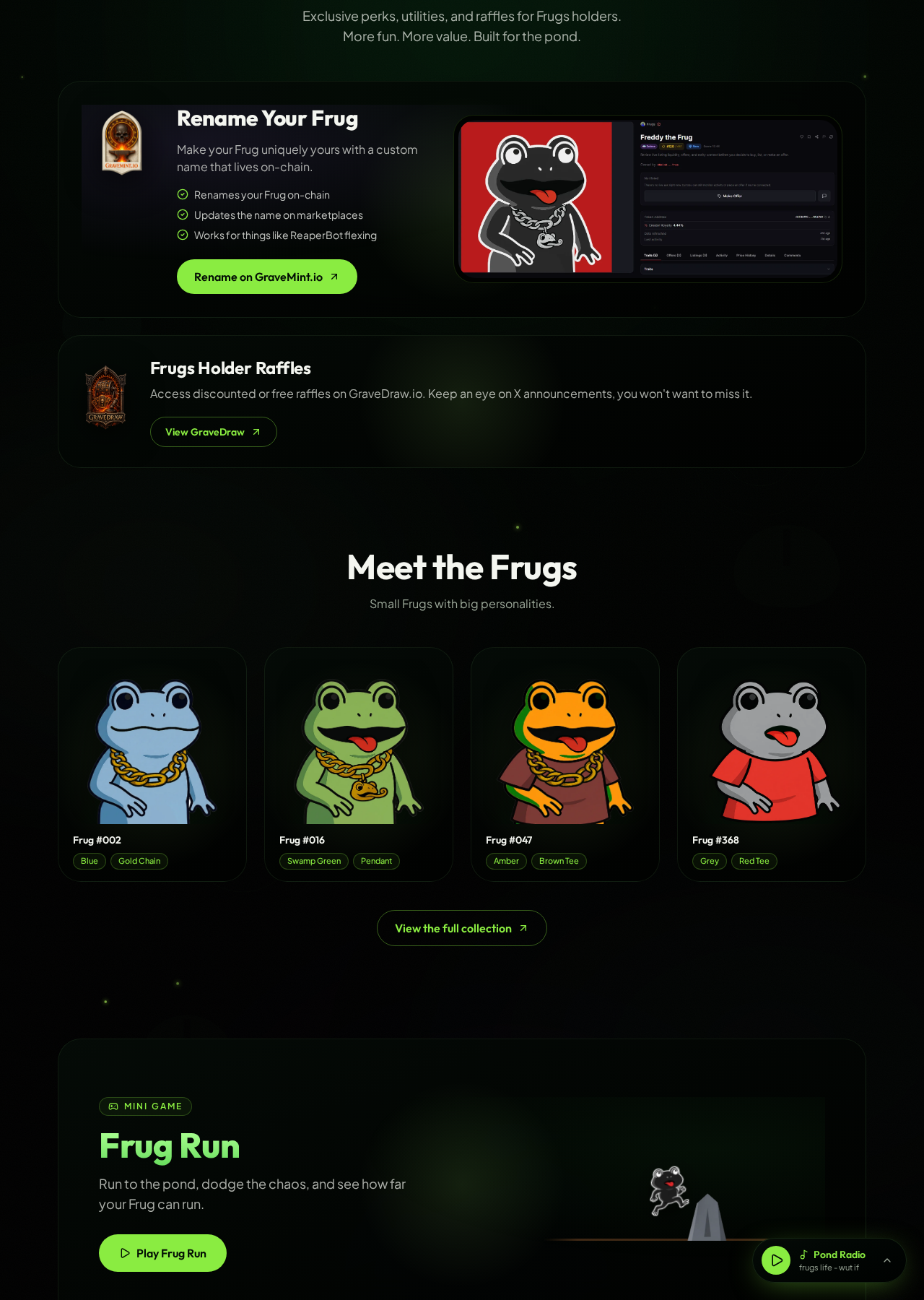 FrugsHQ website